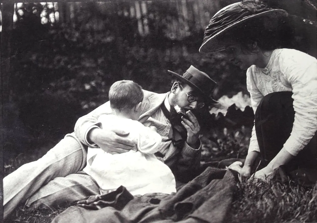 Historische Fotografie des Künstlerpaars Nauen